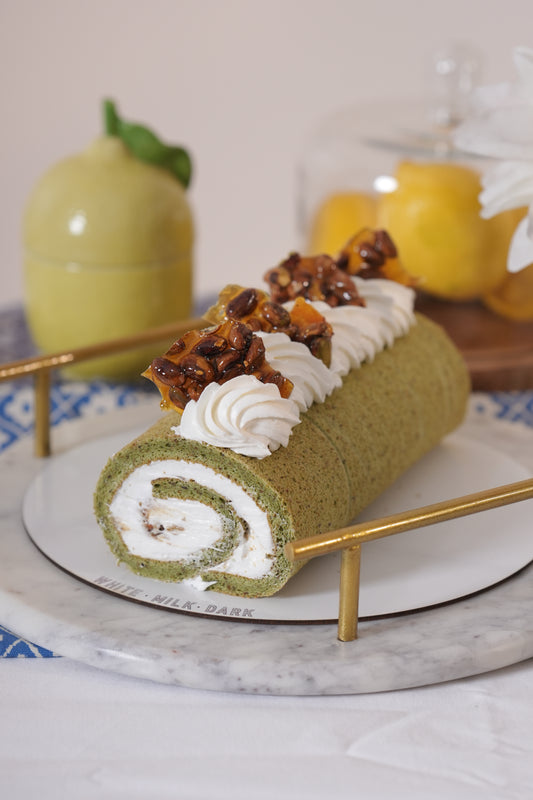 Pistachio Swiss Roll