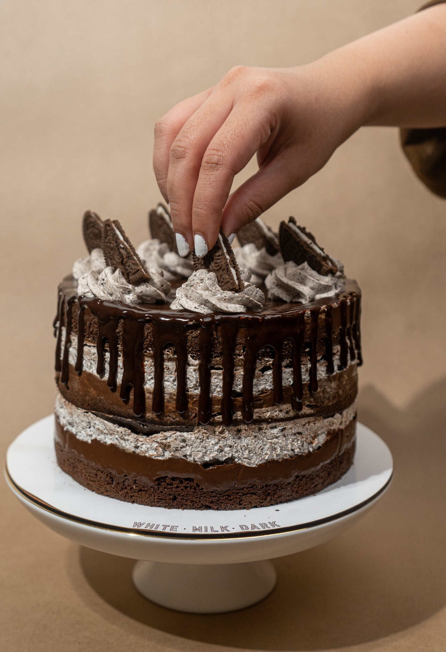 Dark Chocolate Cookies and Dream Cake